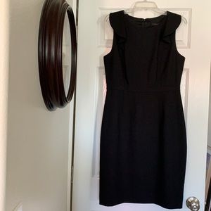 J crew black dress size 10 EUC